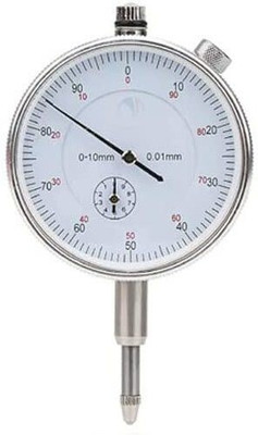 GoodsBazaar Dial Indicator Gauge 0-10mm/0.01mm High Accuracy Concentrically Measurement Test Indicator