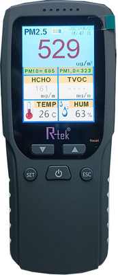 R-tek Air Quality Meter with LCD Display Test Indicator