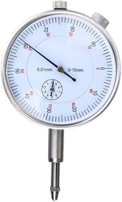 Lubaba Dial Indicator Gauge 0-10mm/0.01mm High Accuracy Measurement Instrument Tool Dial Indicator