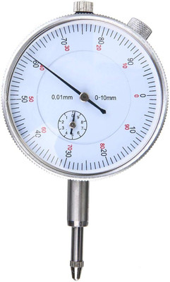 Real Instruments Dial Indicator Gauge 0-10mm/0.01mm High Accuracy Micrometer Precise Measurement Dial Indicator