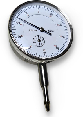 ZIODIC Dial Indicator Gauge 0-10mm/0.01mm High Accuracy Dial Indicator Micrometer Dial Indicator