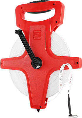 FREEMANS FIBERGLASS OPEN REEL 100 M X 13mm Measurement Tape(100 m)