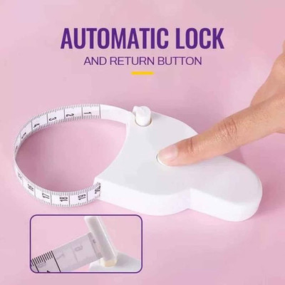 omkarzone Body Measuring Tape with Lock Pin and Retractable Push Button Measurement Tape(150 cm)