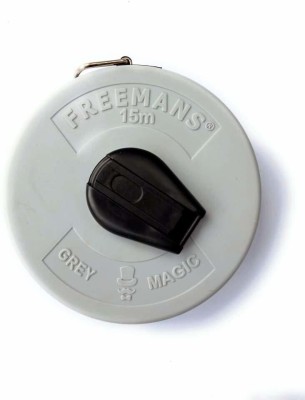 FREEMANS 15M GREY MAGIC FIBER GLASS TAPE Measurement Tape(15 m)