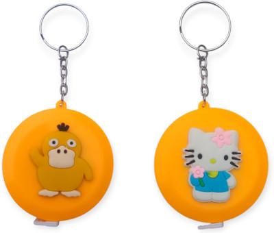 Freshfinds Cute Retractable Dual Sided Orange box Measuring Tape 60 Inch/150 CM Measurement Tape(150 cm)