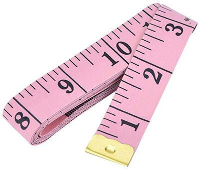 ELPH Extra Heavy Durable Quality Tailors Measurement Tape Crown 1.5 Meter/5 feet/60inch Red, piece 1 Measurement Tape(1.5 Metric)