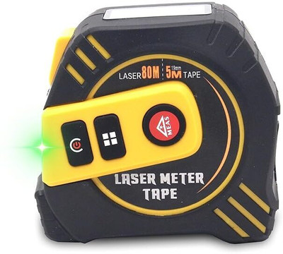 Tomahawk 2-in-1 Digital Laser Tape Measure Measurement Tape(5 m)