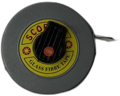 Scorpio GlassFiber Scorpio Glass Fiber Measuring Tape - 15m Measurement Tape(22.6 cm)