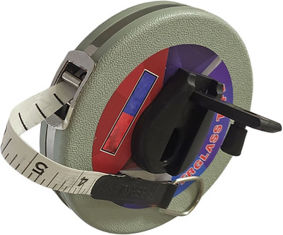Inditrust New 15meter Fiber glass Measuring Tape 1pc Measurement Tape(15 m)
