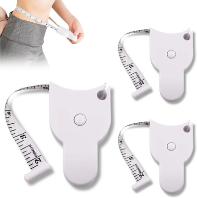 Mitex Automatic Retractable Body Measuring Tape – Self-Locking Fitness Tapes Measurement Tape(150 cm)