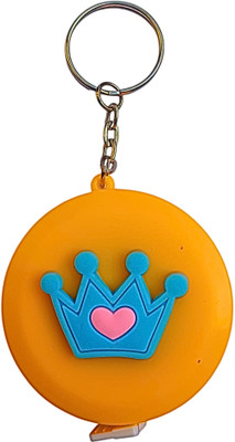 Freshfinds Cute Retractable Measuring Tape (Crown Orange) Measurement Tape(150 cm)