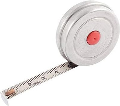 ADAWAT 2 Meter Stainless Steel Tape Measurement Tape Measurement Tape(2 m)