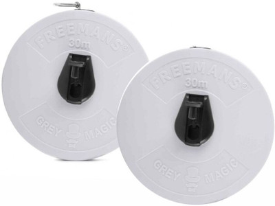 FREEMANS GREY MAGIC FIBRE GLASS TAPE 30 M (PACK OF 2) Measurement Tape(30 m)