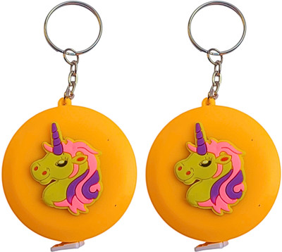 Freshfinds Unicorn Retractable Dual Sided Orange Measuring Tape 60 Inch/150 CM Measurement Tape(150 cm)