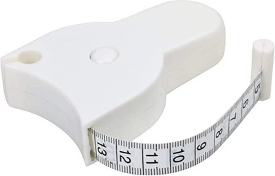CITYCART Lock Pin and Push-Button Retract Body Measurement Tape(150 cm)