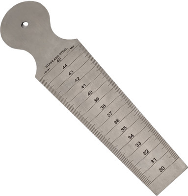 Aaisha Crafts Bore Gauge and Taper Gauge 30-45mm – Stainless Steel Welding Gage, Feeler Measurement Tape(15 cm)
