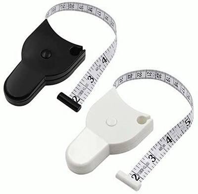 CITYCART Self-Tightening Body Fat Measuring Ruler Professional Double Sided scale Measurement Tape(150 cm)