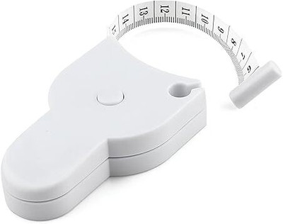 MSVTRADESS Retractable inch tape for body with Push Button 60 inch Tape Fat and Weight Loss Measurement Tape(150 cm)
