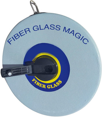 GoodsBazaar Best quality Soft Fiber Magic Glass Measuring Tape 50 meter Measurement Tape(50 m)