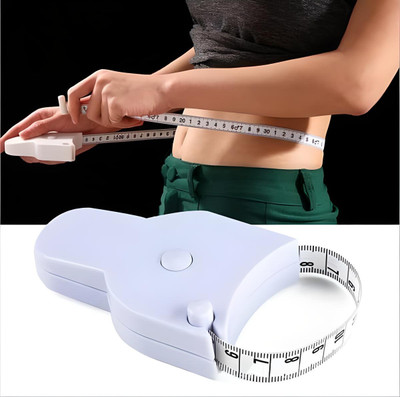 rsp Body Measuring Tape - Retractable Inch Tape With Lock Pin and Push Button Measurement Tape(150 cm)