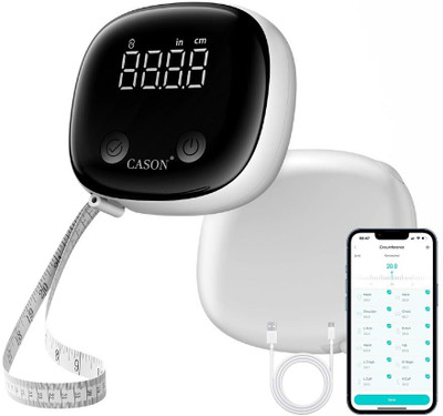 CASON Smart Digital Body Measuring Tape Fitness With App,Weight Loss Measuring Tape Measurement Tape(150 cm)