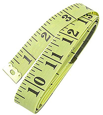 ELPH Extra Heavy Durable Quality Tailors Measurement Tape Crown 1.5 Meter/5 feet/60inch Green, piece 1 Measurement Tape(1.5 Metric)