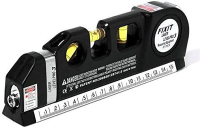 AASONS 8ft/2.5M Laser Line level Metric Ruler for hanging pictures, cabinets,Tile Walls Measurement Tape(160 mm)