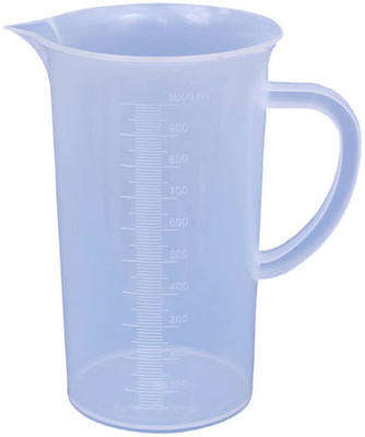 Bello Plastic Transparent Measuring 1000 Ml Jug for Measuring Solids and Liquids Measuring Cup(1000 ml)
