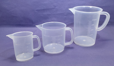 moolenterprises Polypropylene measuring jug 500.250.100ML Measuring Cup Set(500 ml)