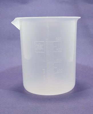 moolenterprises Transparent Plastic Measuring Beaker 500ML pack of 1 Measuring Cup(500 ml)