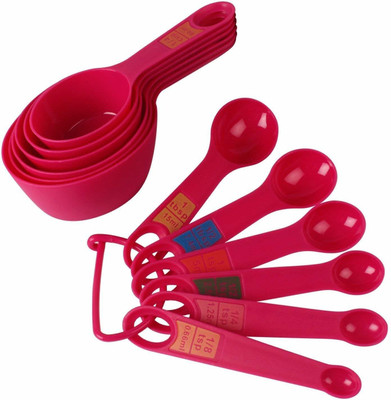SWAB Plastic and Spoon set with Ring Holder Measuring Cup Set(250 ml)