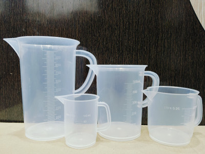 Mitrolia Measuring premimum Jug Combo for Kitchen and Lab Use 1000ml, 500ml, 250ml, 100ml Measuring Cup Set(1000 ml)