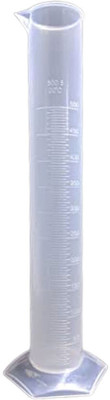 B K Jagan and Co Measuring Cylinder Polypropylene molded hexagonal base-500ml Measuring Cup(500 ml)