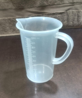 E&E Transparent Plastic Measuring Jug 1000 Ml For Mesuring Liquids And Solids Measuring Cup(1000 ml)