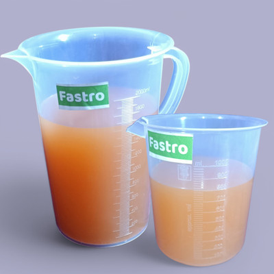 fastro Plastic Measuring Jug 2000ml & Mesuring Beaker 1000ml Combo Set Measuring Cup(2000 ml)