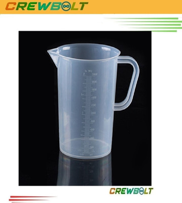 Crewbolt Transparent Measuring 1 Liter Jug for Measuring Solids and Liquids Water 1 LTR, Measuring Cup(1 L)