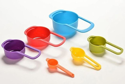 Scart Plastic Measuring Spoon Set(Pack of 6)