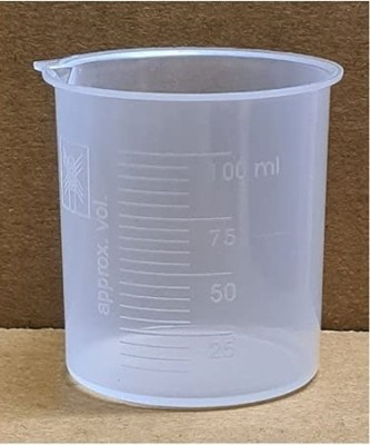 SBT Polypropylene Plastic Measuring Beaker Graduated Pack of 1 Measuring Cup(100 ml)