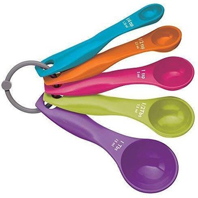 CSM Mini Measuring Spoon(Multicolour) - Set of 5 Measuring Cup Set(1 ml)