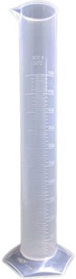 GVSSCO Measuring Cylinder Polypropylene molded hexagonal base-500ml Measuring Cup(500 ml)