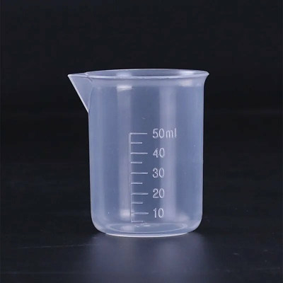 Plexus Plastic Beaker 50ml measuring beaker for laboratory Measuring Cup Measuring Cup(50 ml)
