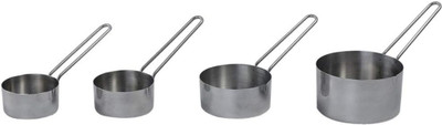 Flipkart SmartBuy Stainless Steel Measuring Cups for Dry or Liquid, Cooking & Baking Use Kitchen Tool Set(Silver, Cooking Spoon)