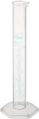 LABO Plastic Measuring Cylinder Transparent Graduated Cylinder's for Laboratory Test Measuring Cup(50 ml)