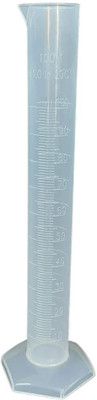 AANIJ Measuring Cylinder 100ml hexagonal base (Pack of 1) Measuring Cup(100 ml)