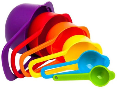 SIGNQ Plastic Measuring Spoon Set(Pack of 6)