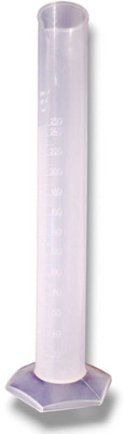 nitinscientific 2761 MEASURING CYLINDER Made Of Polypropylene Plastic 250 ML Measuring Cup(250 ml)