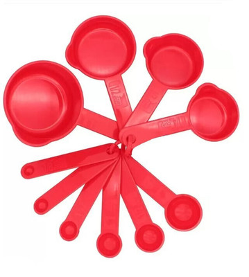 UK Baker 10-Pcs Measuring Cups and Spoons Set – 4 Cups & 6 Spoons for Baking and Cooking Measuring Cup Set(250 ml)