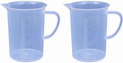 PREQURE measuring jug 1000 ml pack of 2 Measuring Cup(1000 ml)