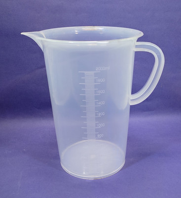 moolenterprises Transparent Measuring jug 2000 ML Moulded in Polypropylene pack of 1 Measuring Cup(2000 ml)
