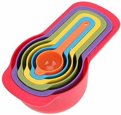 PGENTERPRISE Plastic Measuring Spoon Set(Pack of 6)